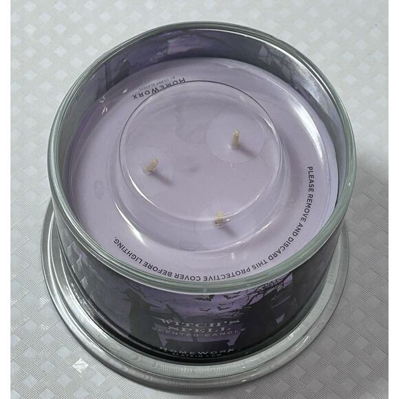 HomeWorx by Slatkin & Co. Halloween Witch’s Spell Scented Candle 14 oz. New - Picture 8 of 13